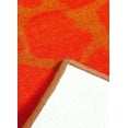 thumbnail image 3 of Furnishmyplace Giraffe Dark Orange Area Rug for Living Room, Dining Room, Kids 4' Round, 3 of 5