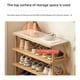 thumbnail image 4 of Zapatero multicapa, organizador de zapatos de espacio estrecho, armario pequeño para zapatos, entrada para el hogar, dormitorio, estante para zapatos que ahorra espacio, 4 of 4