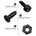 thumbnail image 3 of EeaseCA 40 Sets Skateboard Hardwares Set Replacement Parts Black Mounting Bolts Set, 3 of 8