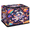 Multicolor 1, variant on CURLYOOT Space Star Moon Planet Storage Bin with Zipper Lid, Fabric Storage Basket with Handles, Decorative Foldable Storages Box Clothes Organizer for Closet, Shelf