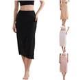 thumbnail image 2 of Women's Skirts Summer Slim Fit Hawaiian Lightweight Summer Pleated High Waisted Casual Long Skirts with Pockets, 2 of 8