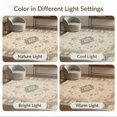 thumbnail image 7 of ODIKA 8'x10' Washable Area Rug Durable, Non-Slip Vintage Medallion Oriental Traditional Distressed Scrollwork for Living Room, Under Sectional, Family, 7 of 7