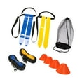 thumbnail image 1 of SUTENGDA Rugby Hip Flags  Football Training Flags  Sturdy with Black Tape  Referee Flags  Yellow and Blue, 1 of 9