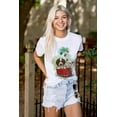 thumbnail image 3 of Cute Christmas Puppy Kitten Present Women's Graphic T Shirt Tees Brisco Brands S, 3 of 5