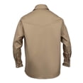 thumbnail image 5 of Flame Resistant FR Welding Shirt - 100% C - Heavyweight 9 oz (Large, Khaki), 5 of 6
