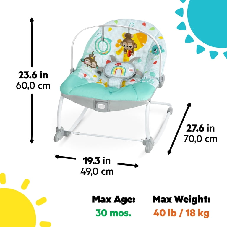 Free Shipping! Bright Starts Wild Vibes Baby Infant to Toddler