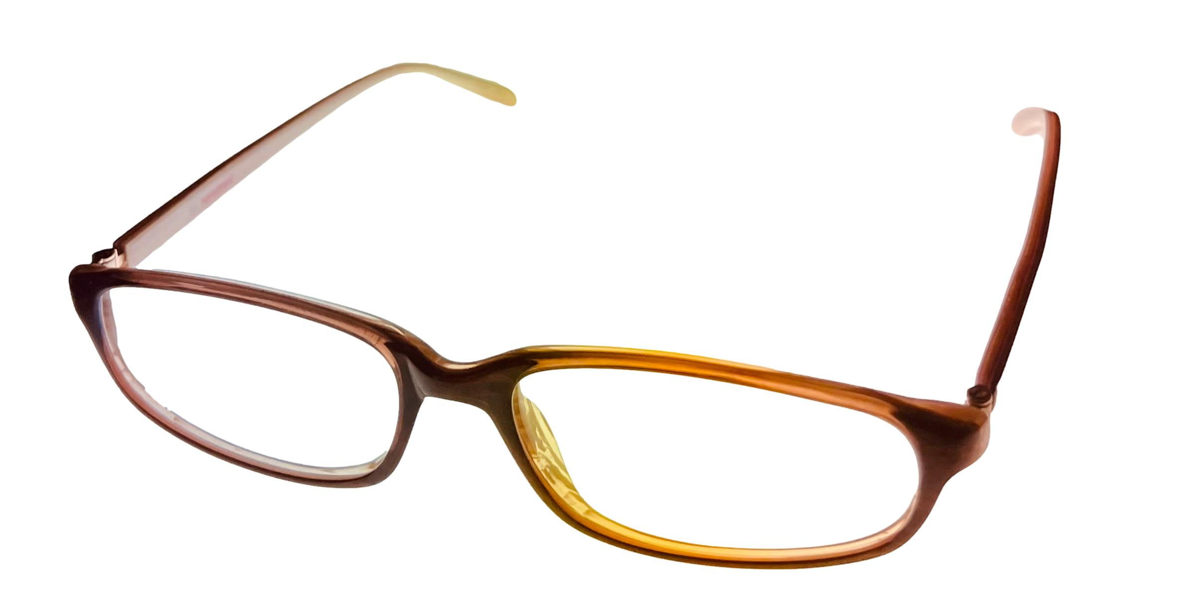 New Balance Unisex Eyeglass Metal Rectangle Frame 392 Brown Green 53mm