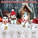 thumbnail image 2 of 12 Pcs Christmas Crafts - DIY Snowman Making Kit, Creative Air-Dry Modeling Clay, 2 of 5