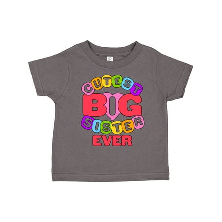 

Inktastic Cutest Sister Ever Gift Toddler Toddler Girl T-Shirt