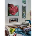 thumbnail image 5 of Red Ranunculus Painting Print on Wrapped Canvas, 5 of 7