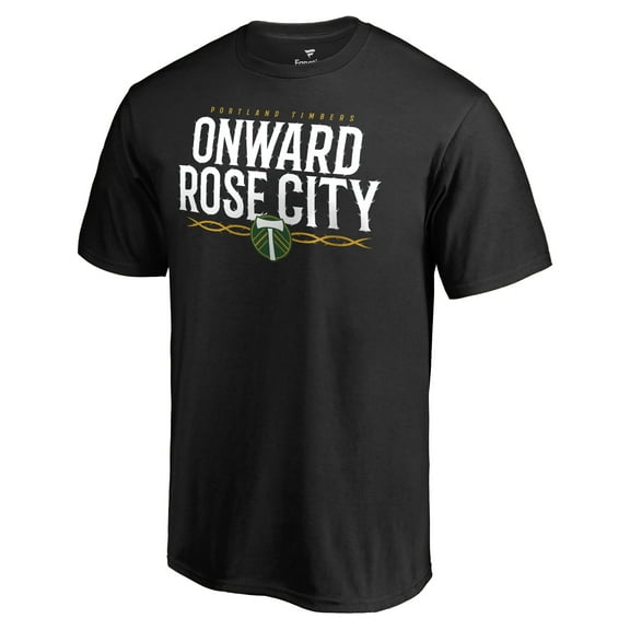 Men's Black Portland Timbers Onward Rose City T-Shirt