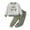 Light Green, variant on SOFTCCLO Outfit Sets for Boys Halloween Fall Winter Striped Pumpkin Long Sleeve Crewneck Sweatshirt Casual Pants 2 Piece Sets Size 2-3Y