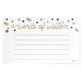thumbnail image 6 of Hallmark Graduation Party Kit, Black and Gold (Banner, Table Runner, Card Box, 25 Advice Cards), 6 of 7