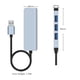 thumbnail image 3 of 2013U3 4-en-1 USB Hub Splitter Multipuerto USB 3.0 Adaptador a USB3.0 * 4 Extensión USB portátil con Eccomum Gris, 3 of 7