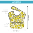 thumbnail image 4 of Kdxio Banana Bibs For Babies, Baby Bibs for Eating, Toddler Bibs, Waterproof Bibs, Feeding Bibs, for Toddlers, Boys, Girls, 4 of 8