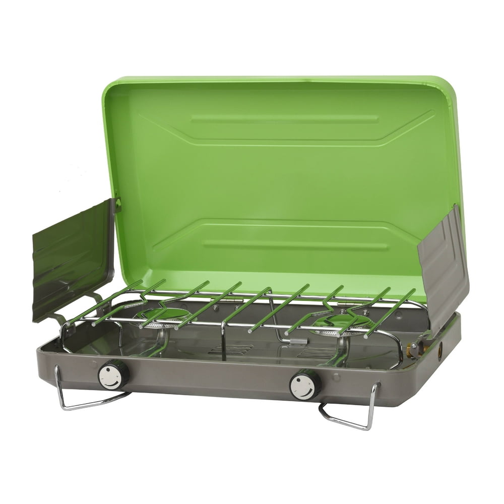 Flame King 2 Burner Portable LP Classic Camping Stove Grill Walmart