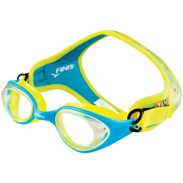 FINIS Frogglez Goggles Kids Swim Goggles, Lemon with Clear Lenses