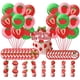 thumbnail image 2 of Dulce Uno Fresa Tema De La Fruta Globos Cake Topper Platos De Papel Chica Bebé 1er Cumpleaños Decoración Fiesta De Los Niños Favor Suministros, 2 of 4