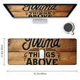 thumbnail image 2 of nygtbtfer Gaming Mouse Pad , Bible Verse Wood Signs Sayings Scripture Faith Sign, Non-Slip Rubber Mousepad, 2 of 6