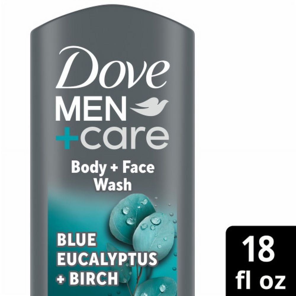 Dove Relaxing Blue Eucalyptus plus Birch Body and Face Wash - 18 fl oz