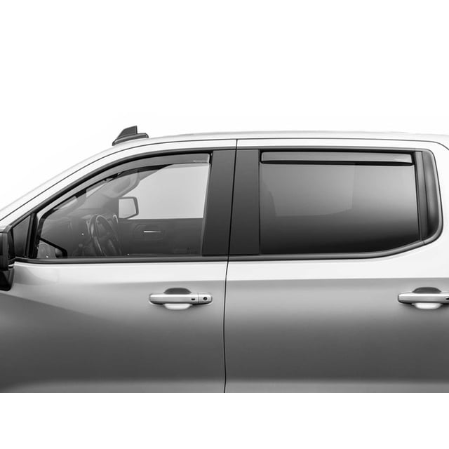 Weathertech Garde-Pluie 82930IM Design Aérodynamique; dans le Canal; Fumée Sombre; Acrylique; Lot de 4