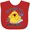 Red, variant on Inktastic Life's Ducky 2nd Birthday Boys or Girls Baby Bib