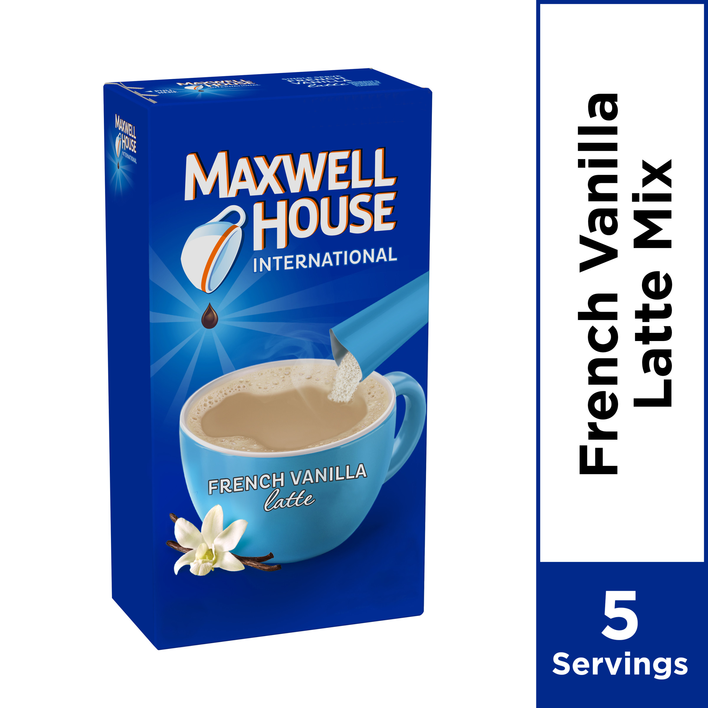 Maxwell House International Instant Coffee, French Vanilla Latte Cafe