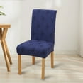 thumbnail image 6 of Elastic Jacquard Dining Chair Covers Set of 2, Stretchable Slipcovers with Anti-Slip Band, Universal Fit for Kitchen, Restaurant, Office, Home Decor, Washable Chair Protectors for Upholstered Chairs, 6 of 6
