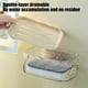 thumbnail image 4 of Jabonera con drenaje, jabonera, jabonera portátil, caja desinfectante práctica para baño, ducha, jabonera para el hogar, 4 of 6