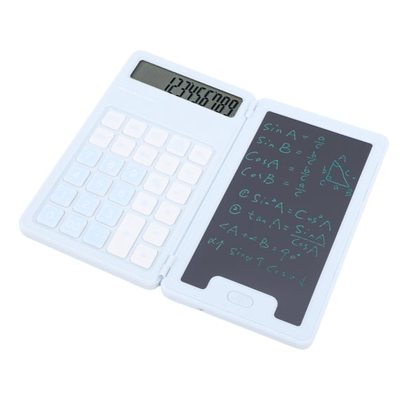 Calculadora Matemática, Pantalla LCD, 12 Botones Grandes, Calculadora Manuscrita Silenciosa Para El Hogar De La Escuela De Negocios