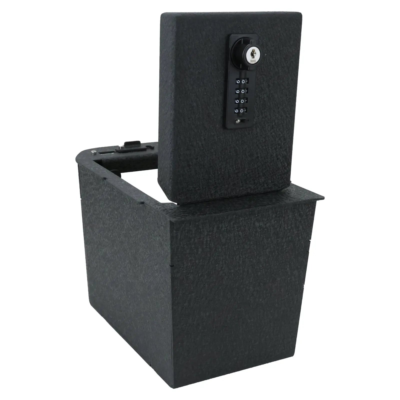 Console Safe Gun Safe for Car, WASAI Premium In-vehicle Console Gun Vault Lockbox Compatible with 2020-2023 Toyota RAV4 with Heavy Gauge Plate Steel, 4 Digit Combination Lock with Key.