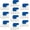 1/4 inch ball valve(10), variant on RO Fittings Y Type 3/8 inch Tubing OD Use Two Way Water Line Splitter Quick Connect Tube Fittings Push to Connect Plastic Connectors for Water Filtration System(Pack of 5)