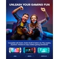 thumbnail image 6 of Wireless for Nintendo Switch Controller, 1000mAh Programmable RGB for Switch Pro Controller, 18H+ Playtime with Wake-up/Turbo/Vibration, for Switch/Lite/OLED/PC, Black, 6 of 8
