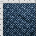 thumbnail image 3 of oneOone Cotton Flex Blue Fabric Geometric Craft Projects Decor Fabric Printed By The Yard 40 Inch Wide, 3 of 4