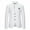 White, variant on Men Blazer Stand Collar Single Breasted Solid Color Jacket Casual Three Buttons Retro Ventless