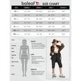 thumbnail image 7 of BALEAF Women's 17" Hiking Shorts Below Knee Bermuda Capri Pants Waterproof Lightweight Pockets Quick Dry Elastic Waist Black L, 7 of 7