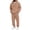 AX24-Camel, variant on Track Suits For Men 2 Piece Hoodies With Sweatpants Sets Casual Running Jogging Sport Suit Sets Work Out Gym Clothing Red M