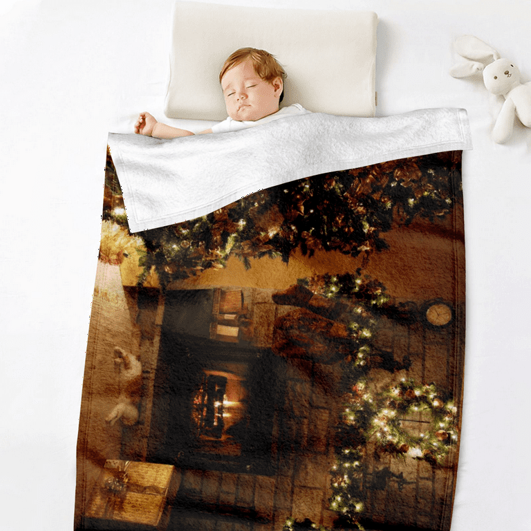 Elbourn Christmas Personalized Blanket Elegant Comfort Luxury