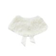 thumbnail image 2 of YUUMIN Kids Girls Faux Fur Shoulder Cape Wedding Flower Dress Wraps Bolero Shrug Beige One_Size, 2 of 4
