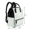 thumbnail image 2 of Easygdp Daisies Flowers para Bolsa de Bebé de Gran Capacidad con Múltiples Bolsillos, Bolsa de Pañales para Padres, Bolsa de Viaje Organizada y Elegante, 2 of 6