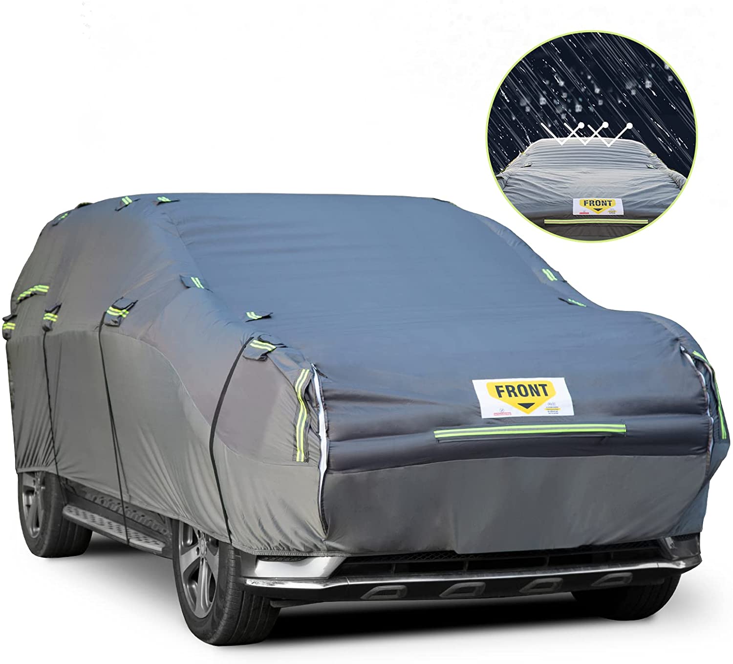 WARSUN Hail Car Cover with Thickened Inflatable PVC Inner Full Car