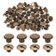 thumbnail image 1 of Uxcell 50 juegos de tornillos Chicago M5 x 4mm, tornillos de cabeza Phillips de metal para unir remaches de cuero, bronce, 1 of 6