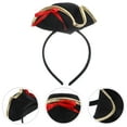 thumbnail image 2 of Diadema con sombrero de pirata para Halloween, aro para el pelo, diadema para fiesta de Halloween, accesorio para el cabello, 2 of 4