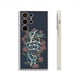 thumbnail image 1 of Fundas de iPhone únicas y modernas con patrones ilustrativos de flores y calaveras para iPhone de Apple, 1 of 4
