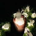 thumbnail image 5 of Style 2 Black Lámpara festiva de conejito de cadena de luz de conejo exquisita de Pascua de 1,5 m con pilas, 5 of 5