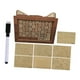 thumbnail image 5 of Alcancía de madera, caja para ahorrar dinero, plan de ahorro, tarro para ahorrar con marcador, dinero marron oscuro, 5 of 9
