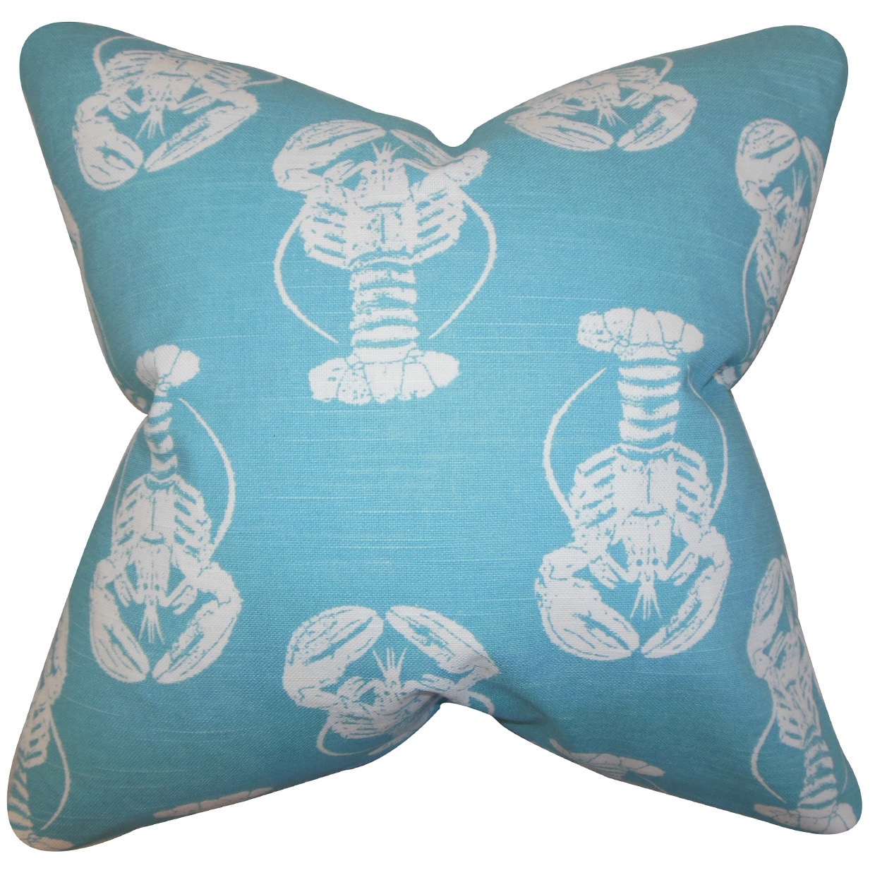 The Pillow Collection Haya Coastal Euro Sham Blue