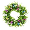 thumbnail image 2 of Simulated Leaf Wreath Spring Festival Decoration Hotel Restaurant Door Wall Decoration, 2 of 7