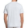 thumbnail image 3 of SCHIESSER Camiseta americana para hombres, paquete de 2 - 1/2 manga, camiseta interior, cuello en V Blanco M (Medium), 3 of 3