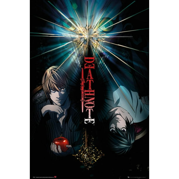 Death Note Manga Anime Tv Show Poster Print Duo Light Vs L Size 24 X 36 Walmart Com Walmart Com